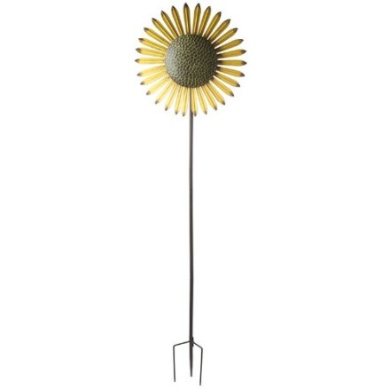 Metal Sunflower Stake, 140cm