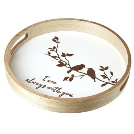 I Am Always With You Wooden Tray, 30cm