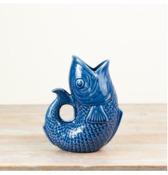 Enhance your space with this stunning fish-themed vase, perfect for adding a touch of elegance.