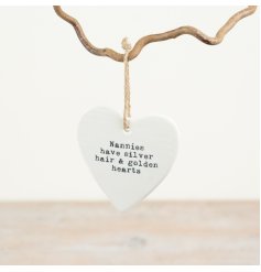 Heartfelt heart decor, a perfect gift for that special nanny.
