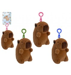 Meet your new favorite companion! the cute Capybara Plush Clip-On Toy 