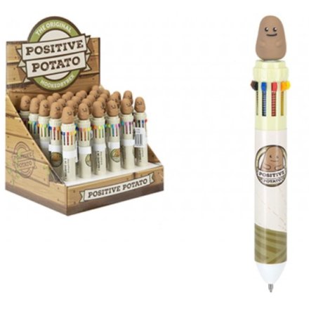 3D Positive Potato 10 Colour Pen 