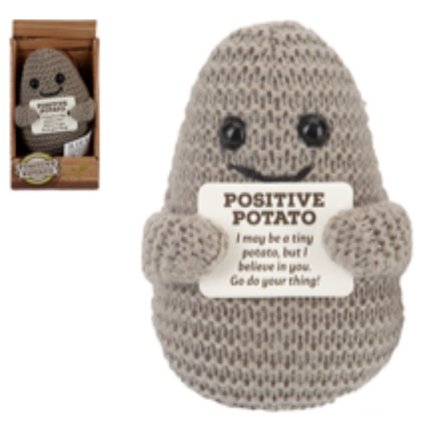 9cm Grey Positive Potato Doll