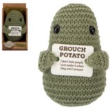 Meet the 9cm Positive Potato Grouch Doll – a quirky little character full of attitude and optimism