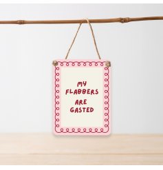 A vibrant, playful sign that adds color and humor to brighten up any space.