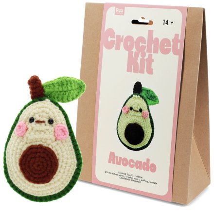 Create your own adorable avocado with our all-in-one Crochet Kit! 