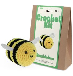 Create your own charming Bumblebee with this all-in-one Crochet Kit