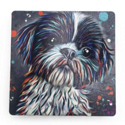 10cm Shih Tzu MDF Coaster