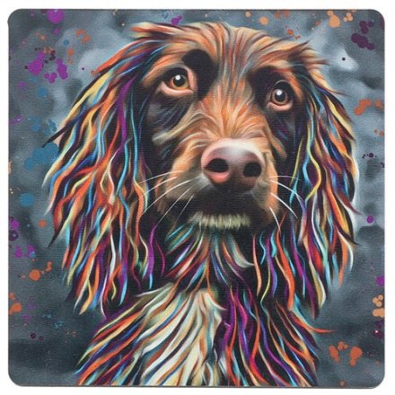 10cm MDF Cocker Spaniel Coaster