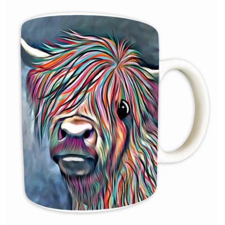 9.5cm Mug Highland Cow 