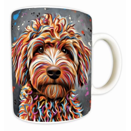 Labradoodle Mug, 9.5cm 