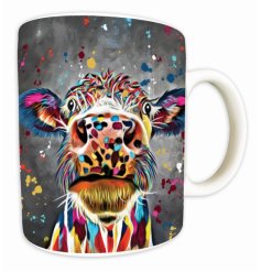 Experience sophistication with the Aquamarine Posh Chow Mug.