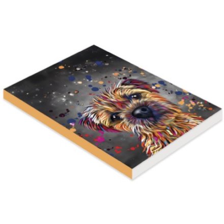 Border Terrier Notebook, 160 Plain Pages 