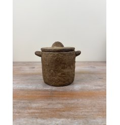 Enhance your space with this sleek, minimalist cement pot vase set for subtle, stylish decor.