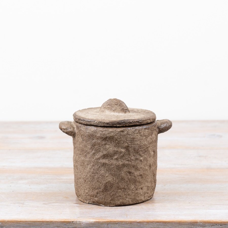 Elevate your decor with this sleek, minimalist cement pot vase set for a subtle stylish touch.