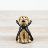 Add a playful touch to seasonal displays with this charming Halloween dog decoration. 