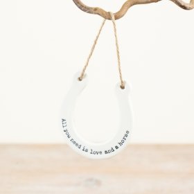 Enhance your space with the charming Hanging Hoof decoration.