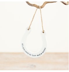 Add a charming touch with the Hanging Hoof decoration 