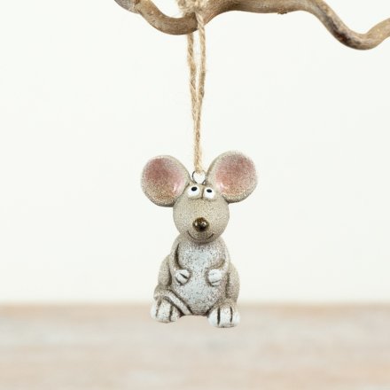 Mouse Hanging Decoration, 7.2cm 