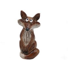 Adorable forest fox figurine decoration