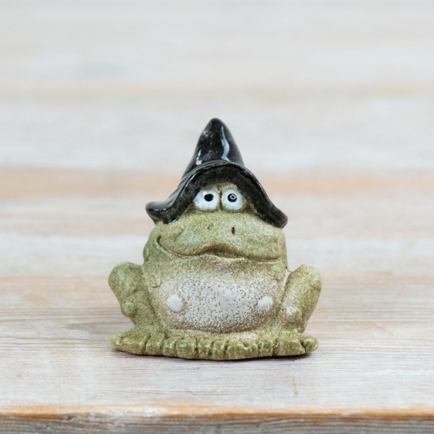 Rustic Wizard Frog, 6.5cm