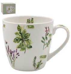 Start your day fresh with our Herb Garden Breakfast Mug 