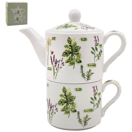 Herb Garden Tea For One, 17cm 