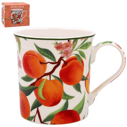 Peaches Mug, 13cm 