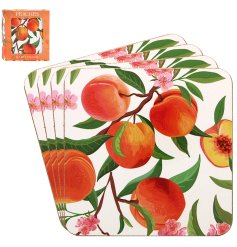 a fruity design coaster set 