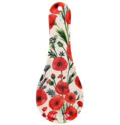 Keep your kitchen tidy and stylish with the Poppy Spoon Rest 