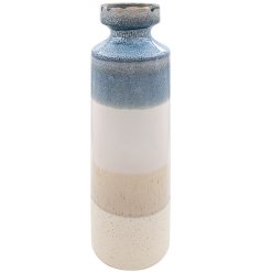 The Ocean Vase 4 beautifully captures the serene beauty of the sea with elegant curves and oceanic hues,