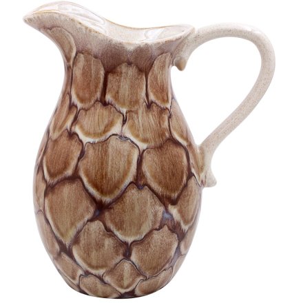 Brown Reactive Glaze Flower Jug, 30cm 