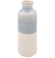 a charming reactive glazed vase 