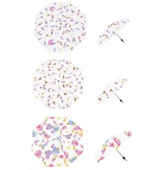 Keep dry in style with the chic Floral Folding Umbrella.