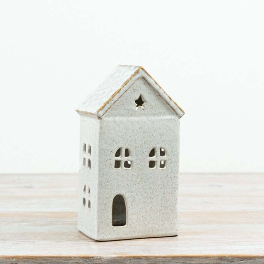 Rustic T-Light House, 21cm