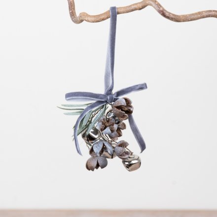 19cm Frosted Hanging Ornament