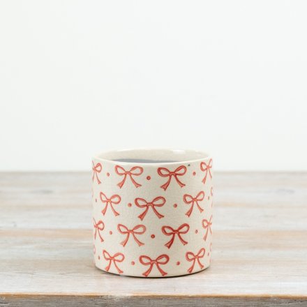 Bow Planter, 11.7cm 