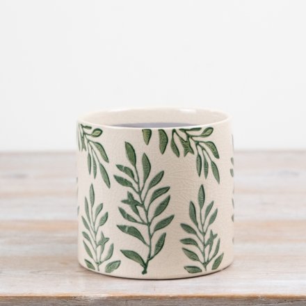 14cm Ceramic Foliage Planter