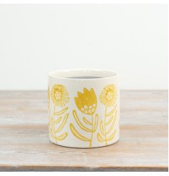 the perfect sunflower pot for small succulents and. houseplants 