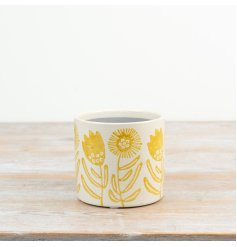 Brighten your space with this delightful Yellow Sunflower Planter.