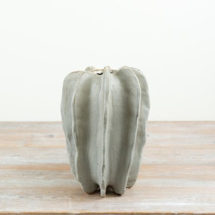 31cm Sculptural Natural Stoneware Vase