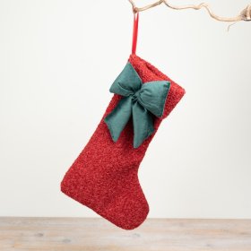 Add a cosy festive accent to your seasonal range with this decorative Christmas stocking