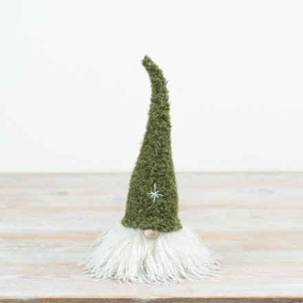 Add a subtle Scandinavian influence to festive ranges with this charming standing gonk decoration