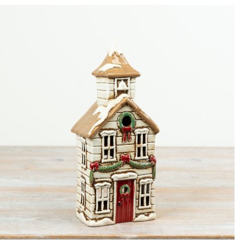 This charming piece provides a warm glow and cozy ambiance, ideal for a welcoming atmosphere.