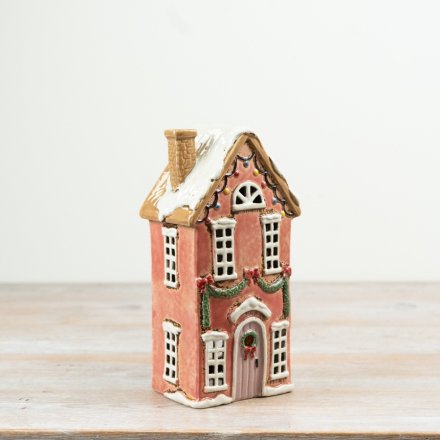 Tall Tlight Candle House, 23cm 