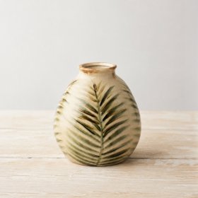 A lovely vase with a smooth, glossy finish.
