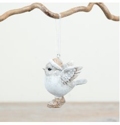 Delightful bird ornament perfect for hanging hats or adding charm to your Christmas tree