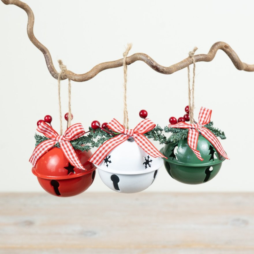 3/A Metal Hanging Bells, 6.5cm 