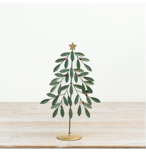 Add a sleek, modern flair to your range with this stylish metal decorative tree.