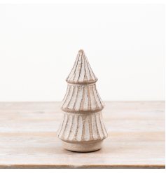 a classic natural colour tree ornamnet 